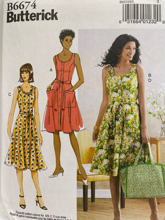 Butterick 6674 Size 14-22