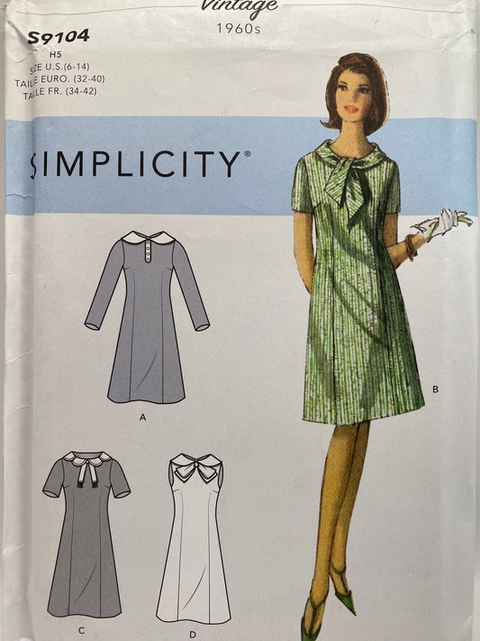 Simplicity 9104 Size 6-14