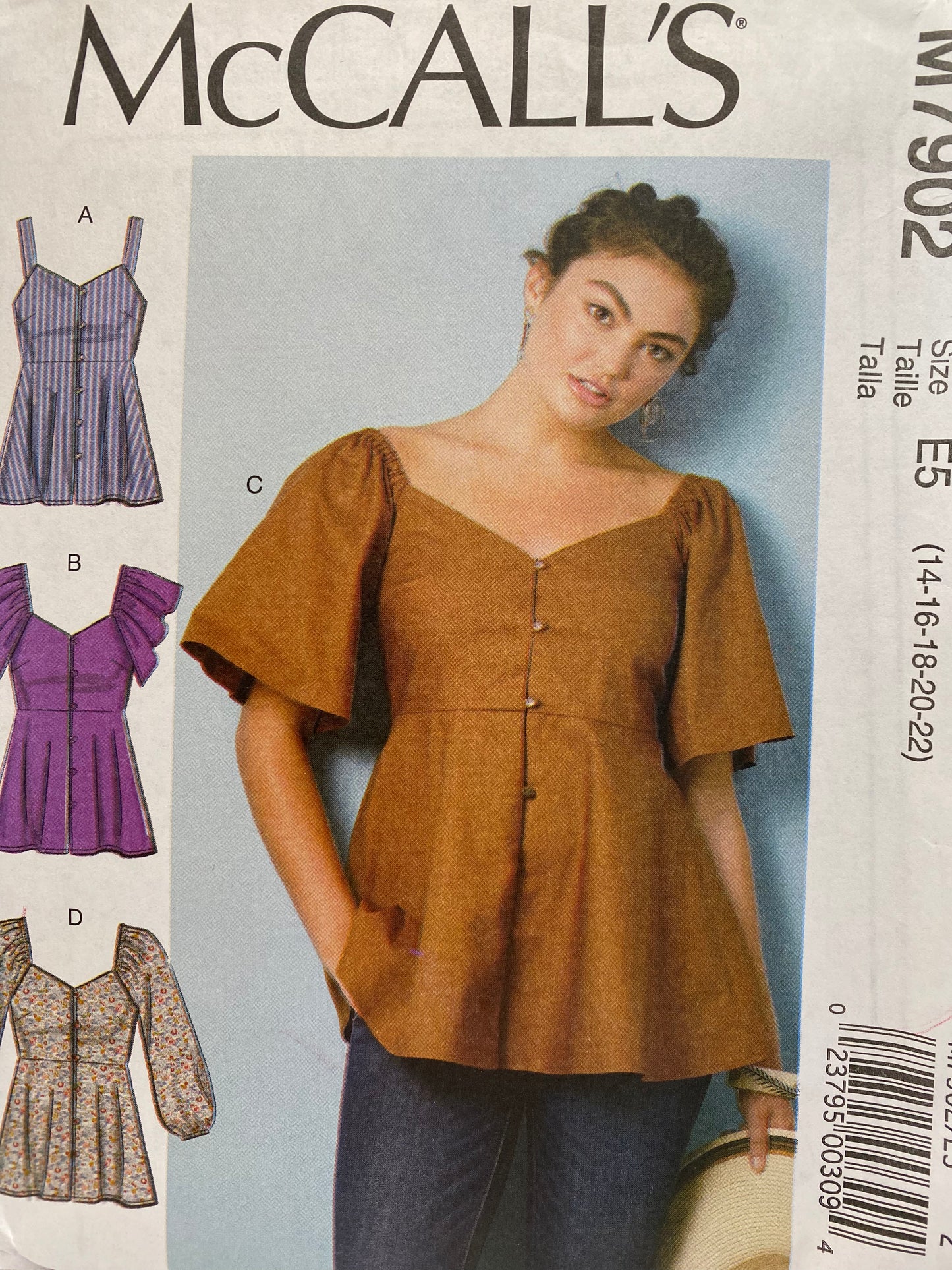 McCall's 7902 Size 14-22