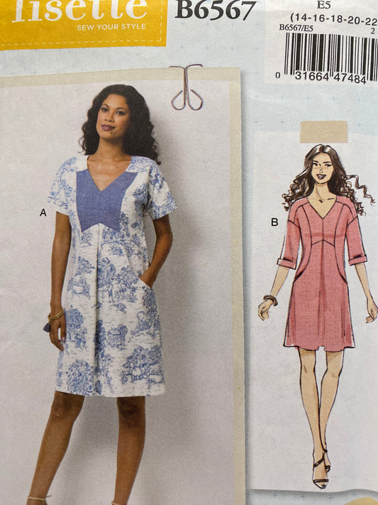 Butterick 6567 Size 14-22