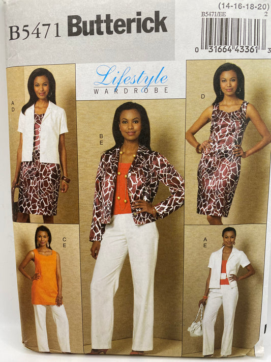 Butterick 5471 Size 14-20