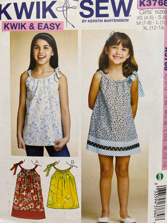 Kwik Sew 3768 Size 4-14