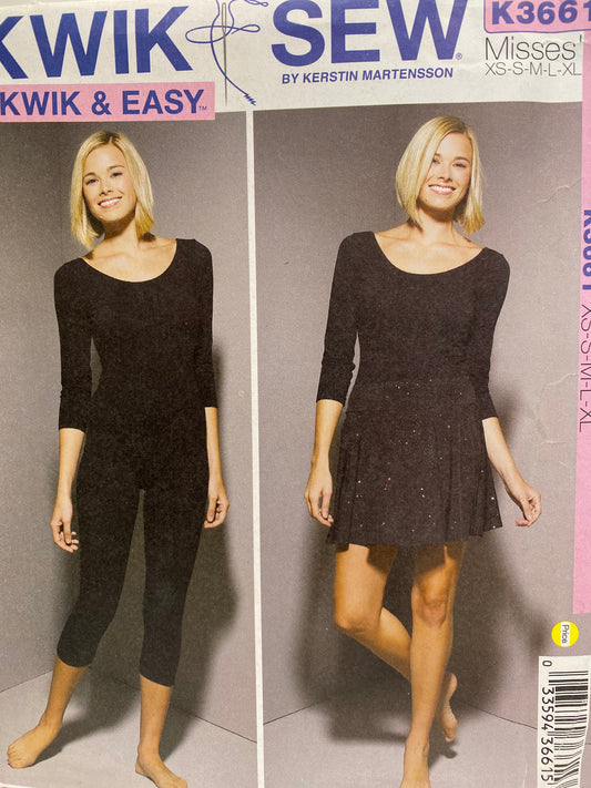 Kwik Sew 3661 Size XS-XL