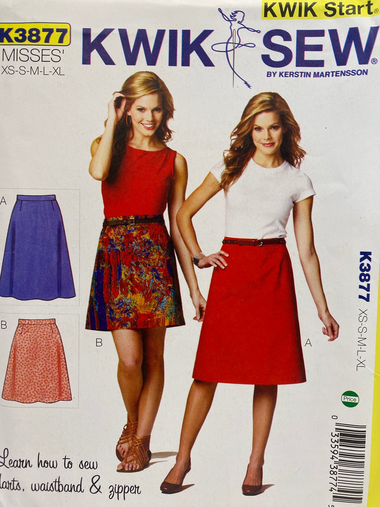 Kwik Sew 3877 Size XS-XL