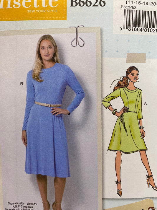 Butterick 6626 Size 14-22